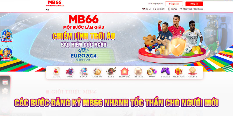 Các bước đăng ký MB66 nhanh tốc thần cho người mới