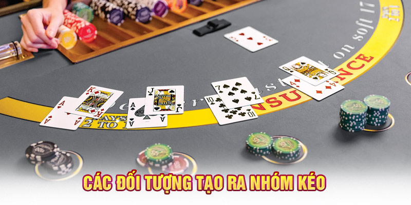 Các đối tượng tạo ra nhóm kéo